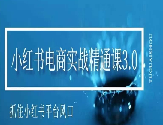 小红书电商实战精通课3.0,抓住小红书平台的风口,不错过有一个赚钱的机会插图 小红书电商实战精通课3.0,抓住小红书平台的风口,不错过有一个赚钱的机会
