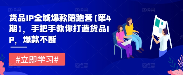 货品IP全域爆款陪跑营【第4期】,手把手教你打造货品IP,爆款不断插图 货品IP全域爆款陪跑营【第4期】,手把手教你打造货品IP,爆款不断