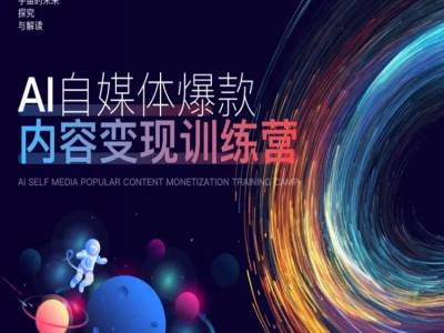 AI自媒体爆款内容变现训练营,20%底层逻辑,60%实操方法,20%案例拆解(即学即用)插图 AI自媒体爆款内容变现训练营,20%底层逻辑,60%实操方法,20%案例拆解(即学即用)