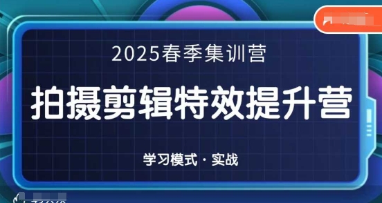 2025春季拍剪全能集训营,拍摄剪辑特效提升营插图 2025春季拍剪全能集训营,拍摄剪辑特效提升营