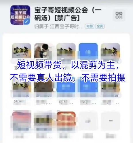 宝子哥头部团队短视频带货,以混剪为主,不需要真人出镜,不需要拍摄【更新】插图 宝子哥头部团队短视频带货,以混剪为主,不需要真人出镜,不需要拍摄【更新】