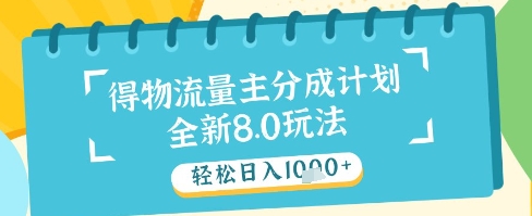 最新得物流量主分成计划,独家原创玩法,轻松日入1k+【揭秘】插图 最新得物流量主分成计划,独家原创玩法,轻松日入1k+【揭秘】