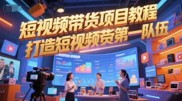短视频带货项目教程,打造短视频带货第一队伍插图 短视频带货项目教程,打造短视频带货第一队伍